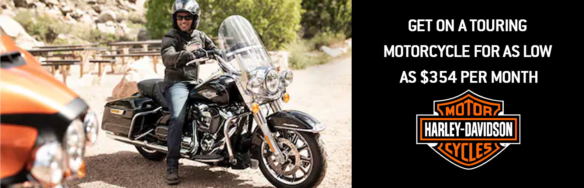 Harley-Davidson®: GET ON A TOURING MOTORCYCLE FOR AS LOW AS $354